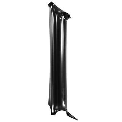 70-72 Chevelle Coupe Interior Pillar Post Molding  Black, LH