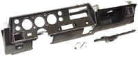70-72 Chevelle / El Camino Dash Instrument Bezels SS Style For Gauges, Includes Side Vent & Under Dash Vent Assembies