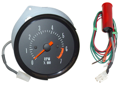 70 Chevelle / El Camino Tachometer Conversion Kit, 7000 RPM With 6500 Red LIne