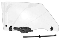 70-72 Chevelle Coupe & Convertible Door Glass Assembly LH Clear Complete Ready to Instal, Includes Rear Inner Channel