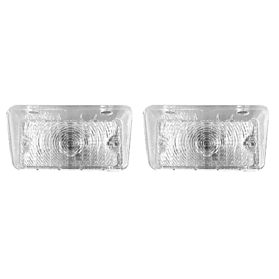 70 Chevelle Park/Turn Signal Lenses, Clear LH and RH