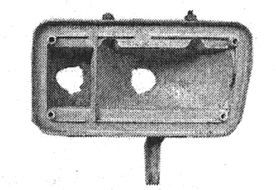 70 Chevelle Coupe or Convertible Tail Light Housing LH & RH