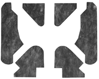 70-72 Chevelle / El Camino Super Sport Hood Insulation Kit