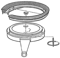 70-72 Chevelle / El Camino Cowl Induction Air Cleaner Flange To Hood Seal