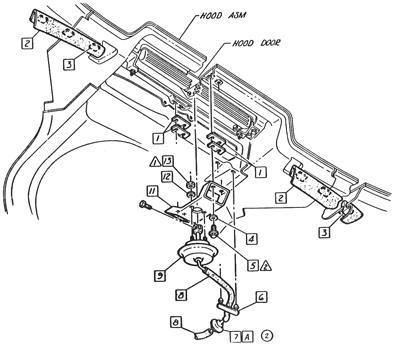 70-72 Chevelle / El Camino Cowl Induction Actuator Support
