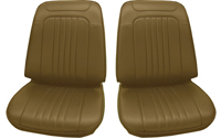 70 Chevelle & El Camino Seat Upholstery Black For Front Buckets Seats Special Order Colors Available  71-72 Black, 71 Bl