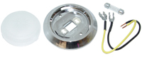 71-77 Chevelle Interior Dome Light Assembly Includes The Base, Lens,Bulb, Clips and Wire Lead