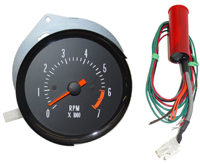 71-72 Chevelle / El Camino Tachometer Conversion Kit, 7000 RPM With 6500 Red LIne