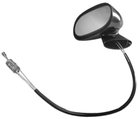 70-72 Chevelle / El Camino Exterior Remote Mirror LH, Bullet Style Remote