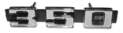 71-72 Chevele / El Camino Grill Emblem, 350 Replaces Cheverolet
