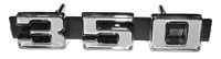 71-72 Chevele / El Camino Grill Emblem, 350 Replaces Cheverolet