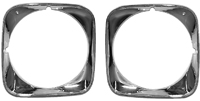 71 Chevelle  / El Camino Headlight Bezels Left And Right