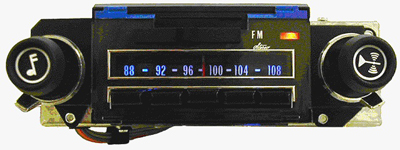 71-72 Chevelle / El Camino Reproduction AM/FM/Stereo Radio, Bluetooth