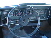 71-81 Chevelle / El Camino Black Outer Steering Wheel Horn Cap Fits 4 Spoke Sport Wheel