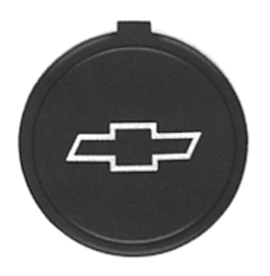 71-81 Chevelle / El Camino Horn Cap Emblem Insert, Black Bow-Tie Fit 4 Spoke Sport Wheel