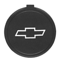71-81 Chevelle / El Camino Horn Cap Emblem Insert, Black Bow-Tie Fit 4 Spoke Sport Wheel