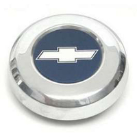 71-72 Chevelle / El Camino Bow-Tie Center Caps Reproduction Blue With Silver Bow-Tie