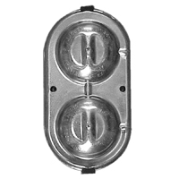 71-72 Chevelle / El Camino Master Cylinder Cover With Original Disc Brakes With Squared Ends