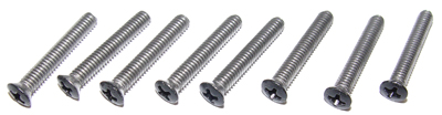72 Chevelle / El Camino Park Light Bezel Screws 8 Piece 8-32 X 1-1/8
