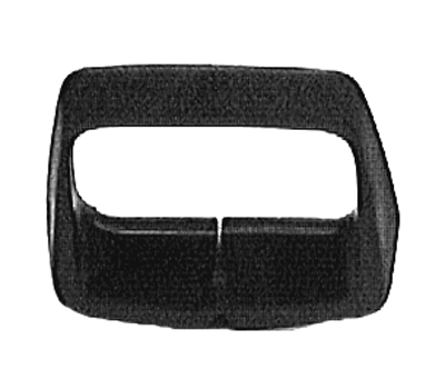 73-81  Chevelle / El Camino Shoulder Belt Guide Black