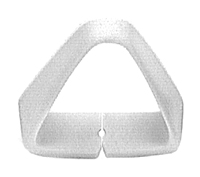73-81  Chevelle / El Camino Shoulder Belt Triangular Shape Guide  White