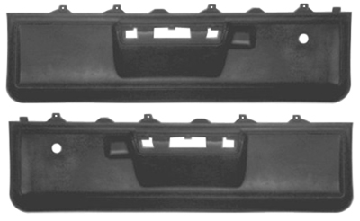 **SPECIAL ORDER**73-77 El Camiono Black Lower Door Panels Without Power Windows & Power Locks