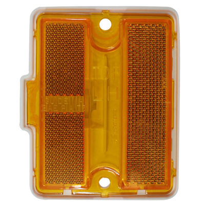73-77 Chevelle / El Camino Front Fender Side Marker Lamp Assembly, Amber, LH