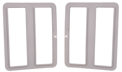 73-77 Chevelle / El Camino Front Fender Side Marker Light Bezels Chrome