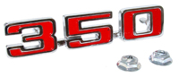 73-75 Chevelle / El Camino Front Fender Emblem, 350
