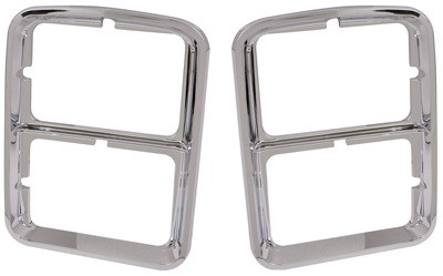 76-77 Chevelle  / El Camino Headlight Bezels, Pair