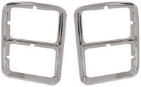76-77 Chevelle  / El Camino Headlight Bezels, Pair