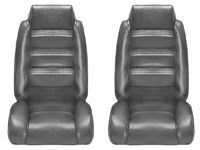 78-80 Chevelle / El Camino Standard Seat Upholdtrey Sierra Grain Vinyl Insert  Backrests And Bottoms Have Sewn Vertical