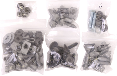 78-87 El Camino Bumper Bolt Kit Front, With Impact Strip 90 Pieces