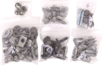 78-87 El Camino Bumper Bolt Kit Front, With Impact Strip 90 Pieces