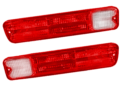 79-87 El Camino Tail Light Lenses LH & RH, Pair