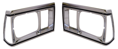 80 Chevelle  / El Camino Headlight Bezels Left And Right