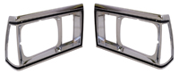 80 Chevelle  / El Camino Headlight Bezels Left And Right