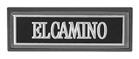81-85 Chevelle / El Camino Dash Emblem  El Camino Located Above The Glove Box