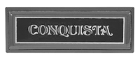 81-85 Chevelle / El Camino Dash Emblem  Conquista Located Above The Glove Box