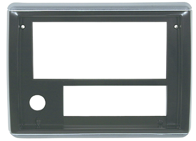 86-87-Chevelle / El Camino Radio Bezel Dark Gray With Silver Trim