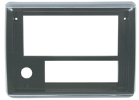 86-87-Chevelle / El Camino Radio Bezel Dark Gray With Silver Trim