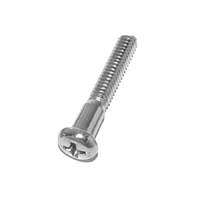 Universal Chrome Lens Screw, 8-32 w/ .302