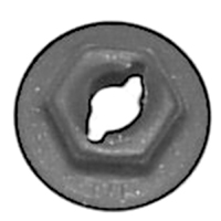Thread Cutting Nut 3/16 Stud Size