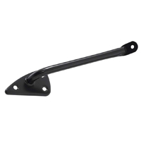 60-66 Exterior Mirror Bracket, Painted Black, LH