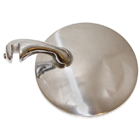 60-72 Peep Mirror, Curved Arm Single Screw Type, 4