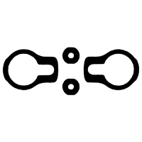 60-66 Exterior Door Handle Gasket Set, 4 Pcs.