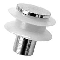 60-63 Door Window Regulator Roller & Rivet, 5/16 Stud