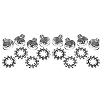 60-72 Door Window Regulator Screw Set, LH & RH, 8 Pieces