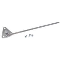 60-66 Sunvisor Bracket, Bright Finished Cast, LH