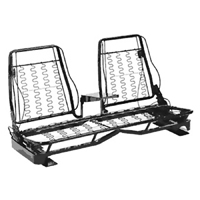 60-66 GLIDE Custom Seat Frame Assembly, Tapered Split Bench